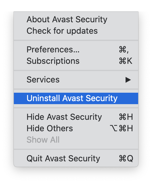 How to uninstall avast completely